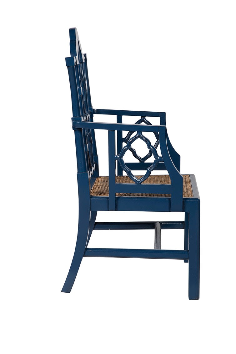 Blue Italian Arm Chair