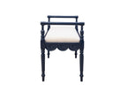 Blue Juliet Bench