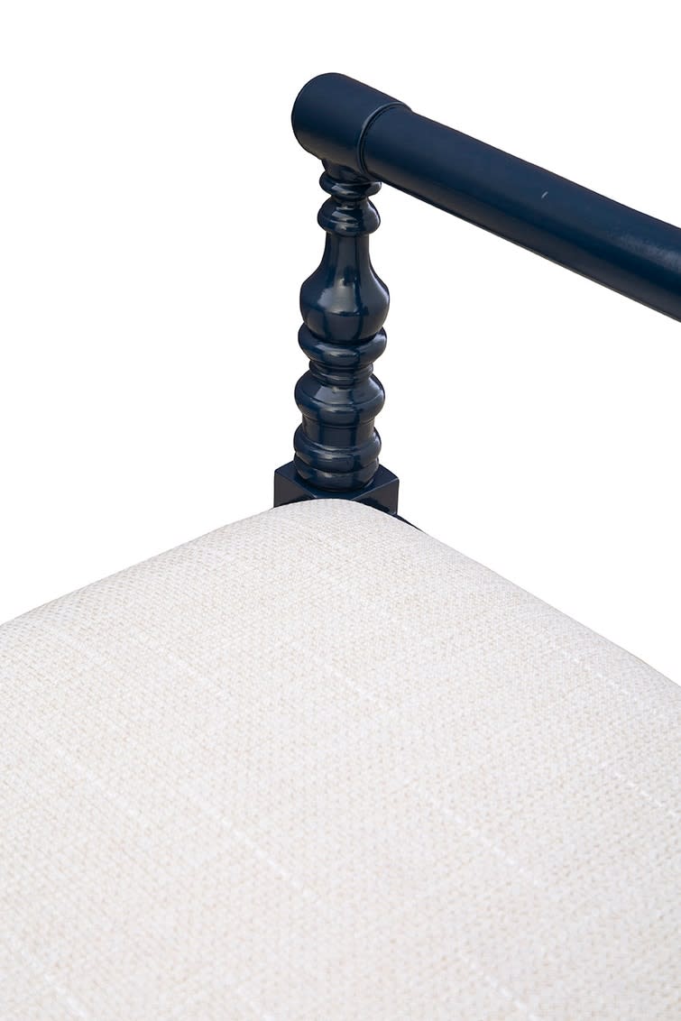 Blue Juliet Bench