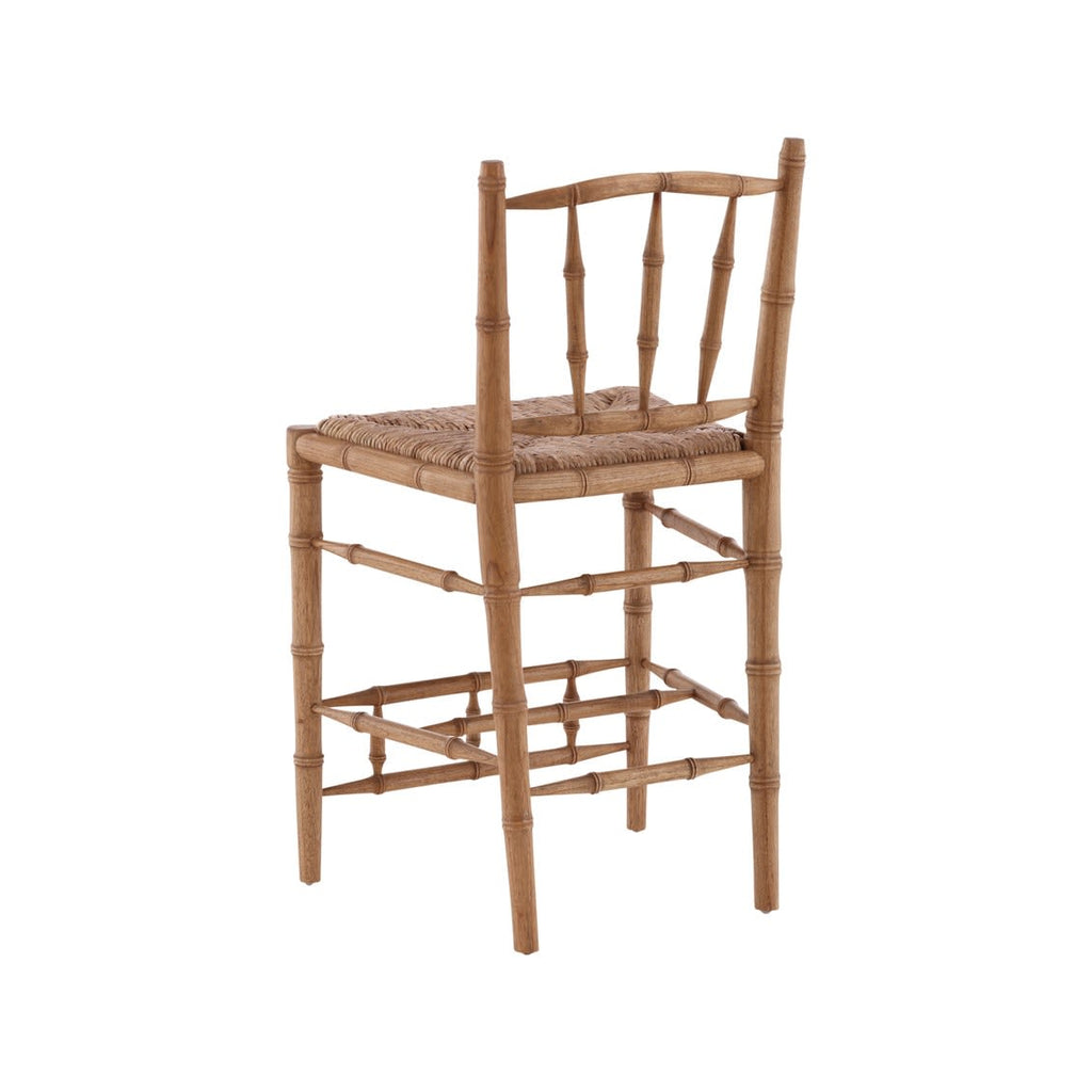 Natural Bamboo Counter Stool