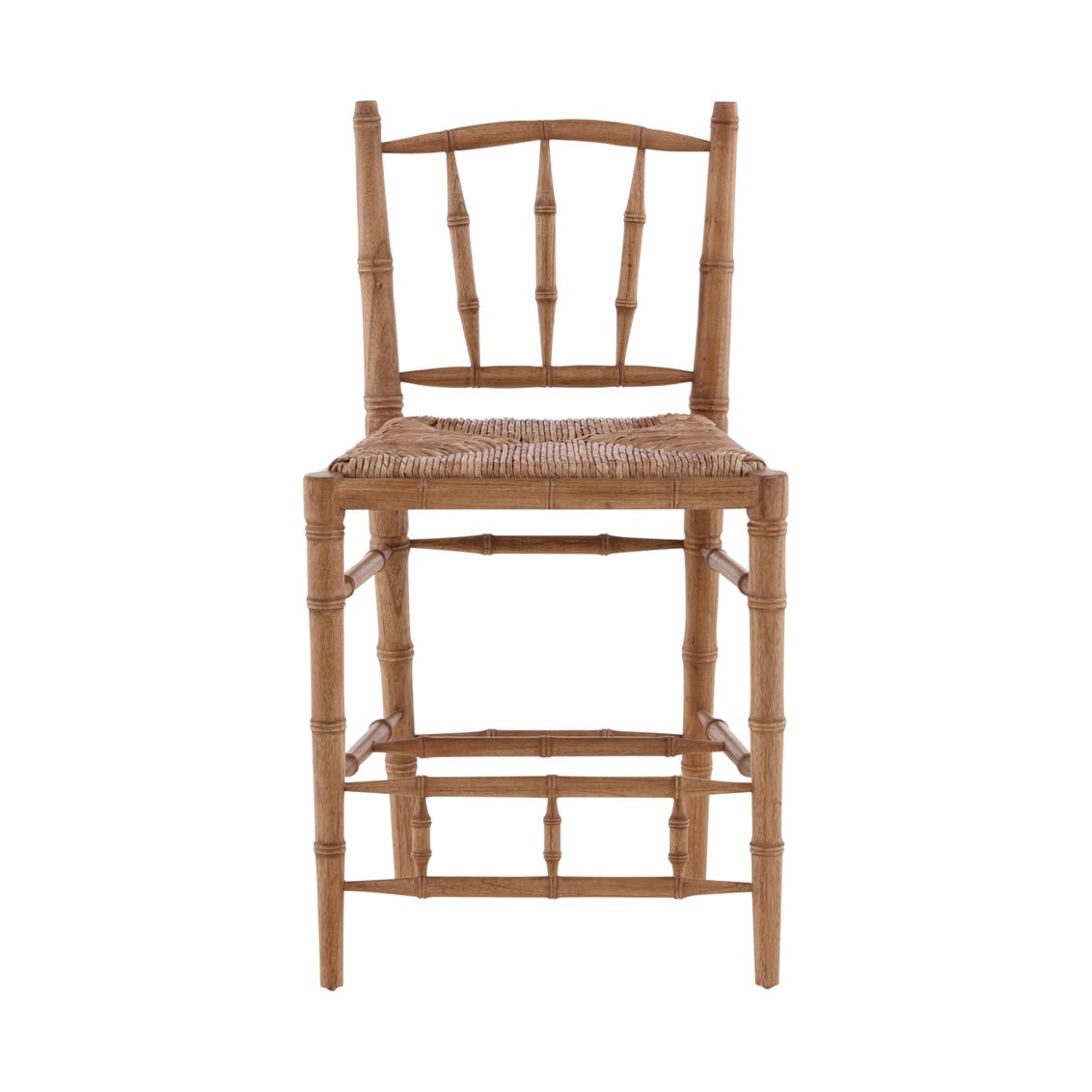 Natural Bamboo Counter Stool