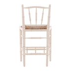 Cream Bamboo Counter Stool