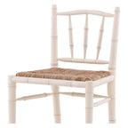 Cream Bamboo Counter Stool