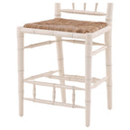Cream Bamboo Counter Stool