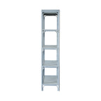 Decorative Back Etagere in Rattan Painted Light Blue