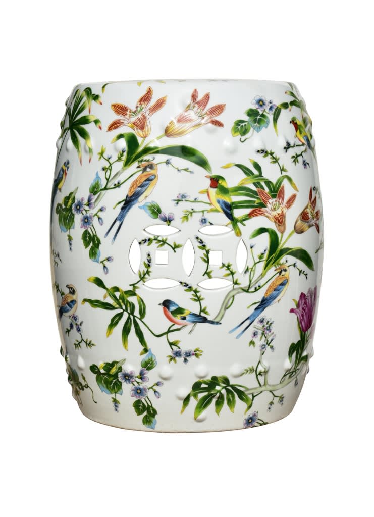 Lily Garden Stool 16.5"