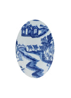 Blue and White Canton Umbrella Stand 18"