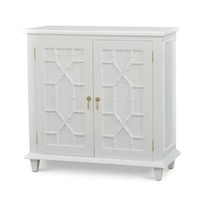Grosvenor Small Cabinet in True White - Bramble
