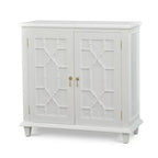 Grosvenor Small Cabinet in True White - Bramble