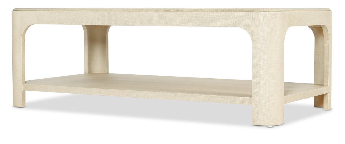 Archives Raffia Rectangle Cocktail Table