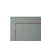 Westminster Concave Sideboard Wrapped in Pale Blue Linen